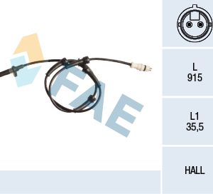 Senzor turatie roata OPEL VIVARO A platou / sasiu (X83) 2.5 DTi diesel 135 cai FAE 78178