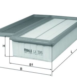 Filtru aer OPEL COMBO Tour (X12) 1.4 CNG (C26, D26, E26, C05) Benzina/Gaz metan (GNC) 120 cai MAHLE ORIGINAL LX 3345