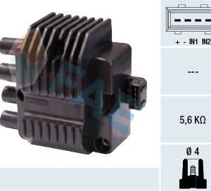 Bobina de inductie OPEL COMBO Autoutilitara/limuzina spatioasa (71_) 1.4 benzina 60 cai FAE 80210