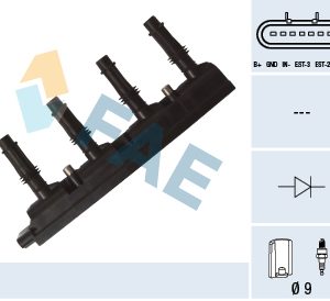 Bobina de inductie OPEL CASCADA (W13) 1.4 Turbo (67) benzina 140 cai FAE 80322