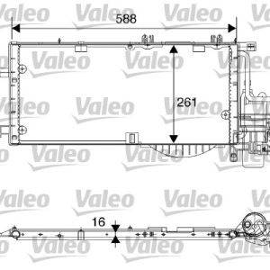 Condensator climatizare OPEL COMBO Autoutilitara/limuzina spatioasa 1.3 CDTI 16V diesel 75 cai VALEO 817844