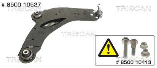 Brat suspensie roata OPEL VIVARO A bus (X83) 2.0 CDTI (F7, J7, A07) diesel 114 cai TRISCAN 8500 10527