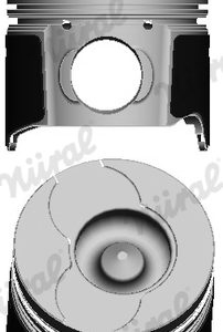 Piston OPEL VIVARO A caroserie (X83) 1.9 DTI (F7) diesel 101 cai NURAL 87-101507-00