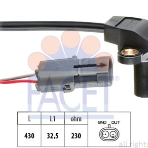 Senzor impulsuri arbore cotit OPEL VIVARO A bus (X83) 2.0 16V (F7, J7, A07) benzina 120 cai FACET 9.0202