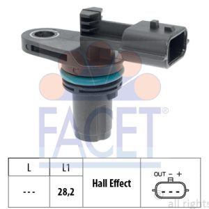Senzor impulsuri arbore cotit OPEL VIVARO B caroserie (X82) 1.6 CDTI (05) diesel 95 cai FACET 9.0616