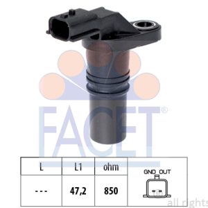 Senzor impulsuri arbore cotit OPEL VIVARO B platou / sasiu (X82) 1.6 CDTI (03) diesel 120 cai FACET 9.0645
