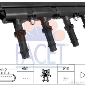 Bobina de inductie OPEL ADAM (M13) 1.4 benzina 87 cai FACET 9.6447