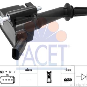 Bobina de inductie OPEL MOKKA / MOKKA X (J13) 1.4 4x4 (_76) benzina 152 cai FACET 9.6531