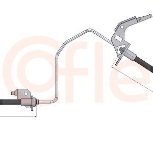 Furtun frana OPEL COMBO Autoutilitara/limuzina spatioasa 1.7 DI 16V diesel 65 cai COFLE 92.BH.OP009