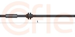 Furtun frana OPEL MOVANO B bus (X62) 2.3 CDTI FWD (JV) diesel 125 cai COFLE 92.BH.OP035