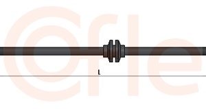 Furtun frana OPEL MOKKA / MOKKA X (J13) 1.6 CDTI (_76) diesel 136 cai COFLE 92.BH.OP040