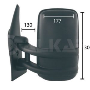 Oglinda exterioara OPEL MOVANO B caroserie (X62) 2.3 CDTI FWD (FV) diesel 125 cai ALKAR 9201907