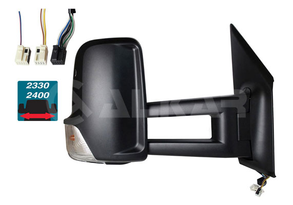 Oglinda exterioara OPEL COMBO Autoutilitara/limuzina spatioasa 1.4 16V benzina 90 cai ALKAR 9246421