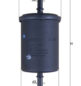 Filtru combustibil OPEL MOKKA 1.2 (76) benzina 131 cai KNECHT KL 248