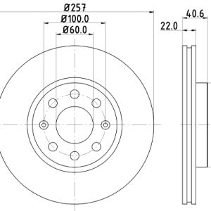 Disc frana OPEL ADAM (M13) 1.0 benzina 90 cai DON PCD10102