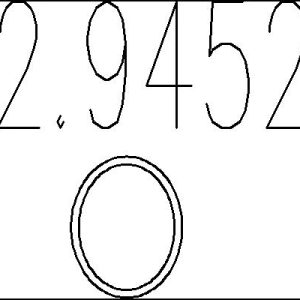 Inel etansare galerie evacuare OPEL COMBO Autoutilitara/limuzina spatioasa (71_) 1.7 D diesel 60 cai MTS 02.9452