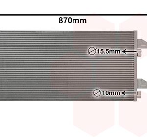 Condensator climatizare OPEL MOVANO C platou / sasiu (U9) 2.2 D diesel 120 cai VAN WEZEL 09005246