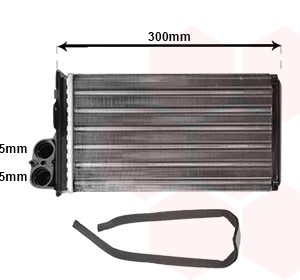 Schimbator caldura incalzire habitaclu OPEL VIVARO A bus (X83) 2.0 ECOTEC (F7, A07, J7) benzina 117 cai VAN WEZEL 13006473