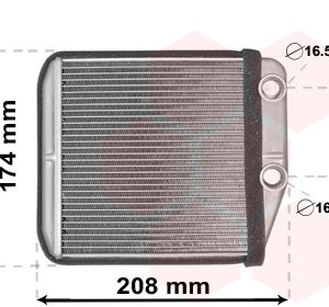 Schimbator caldura incalzire habitaclu OPEL MOVANO C caroserie (U9) 2.2 D diesel 120 cai VAN WEZEL 17006416