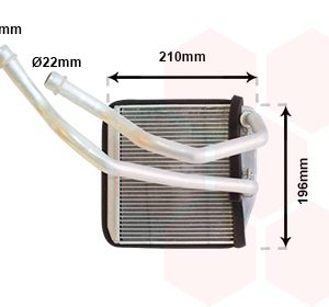 Schimbator caldura incalzire habitaclu OPEL COMBO Autoutilitara/limuzina spatioasa (X12) 1.6 CDTI (B05) diesel 120 cai VAN WEZEL 17016701