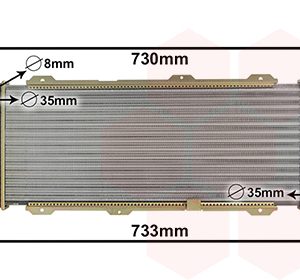 Radiator racire motor OPEL COMBO Autoutilitara/limuzina spatioasa (71_) 1.7 D diesel 60 cai VAN WEZEL 37002185