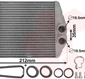 Schimbator caldura incalzire habitaclu OPEL COMBO Autoutilitara/limuzina spatioasa 1.4 16V benzina 90 cai VAN WEZEL 37006354