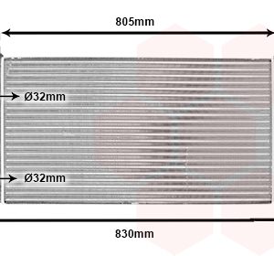 Radiator racire motor OPEL MOVANO A caroserie (X70) 1.9 DTI (FD) diesel 82 cai VAN WEZEL 43002322