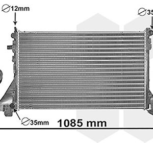 Radiator racire motor OPEL MOVANO B bus (X62) 2.3 CDTI FWD (JV) diesel 150 cai VAN WEZEL 43002560