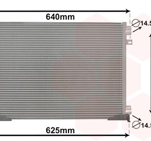 Condensator climatizare OPEL VIVARO A bus (X83) 2.0 16V (F7, J7, A07) benzina 120 cai VAN WEZEL 43005339