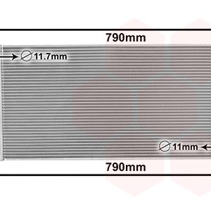 Condensator climatizare OPEL MOVANO A platou / sasiu (X70) 2.2 DTI (ED, HD, UD0, UD4) diesel 90 cai VAN WEZEL 43005342
