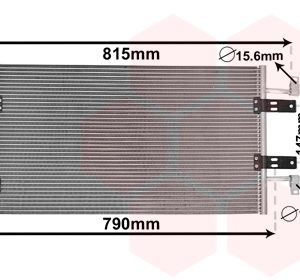 Condensator climatizare OPEL VIVARO A platou / sasiu (X83) 2.5 CDTI diesel 114 cai VAN WEZEL 43005451