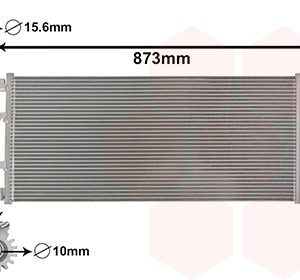 Condensator climatizare OPEL MOVANO B platou / sasiu (X62) 2.3 CDTI RWD (EV, HV, UV) diesel 136 cai VAN WEZEL 43005475