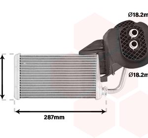 Schimbator caldura incalzire habitaclu OPEL MOVANO A platou / sasiu (X70) 2.5 CDTI (ED, HD, UD0, UD4) diesel 120 cai VAN WEZEL 43006457