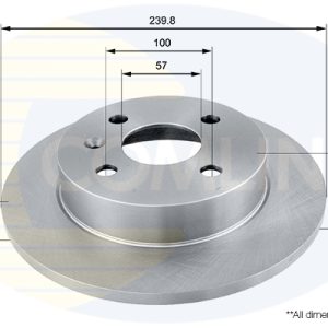 Disc frana OPEL COMBO Tour 1.7 DI 16V diesel 65 cai COMLINE ADC1106