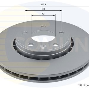 Disc frana OPEL VIVARO A caroserie (X83) 2.0 CDTI (F7) diesel 90 cai COMLINE ADC1110V