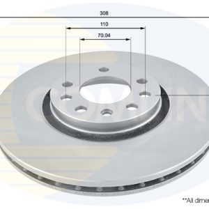 Disc frana OPEL ADAM (M13) 1.0 benzina 115 cai COMLINE ADC1124V
