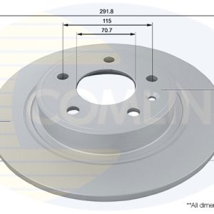 Disc frana OPEL CASCADA (W13) 1.6 (67) benzina 136 cai COMLINE ADC1154