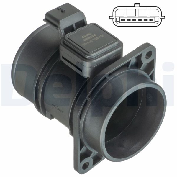 Senzor debit aer OPEL MOVANO A bus (X70) 2.5 CDTI (JD) diesel 101 cai DELPHI AF10367-12B1