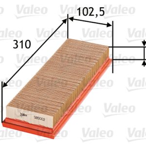 Filtru aer OPEL VIVARO A bus (X83) 1.9 DTI (F7, J7, A07) diesel 101 cai VALEO 585002