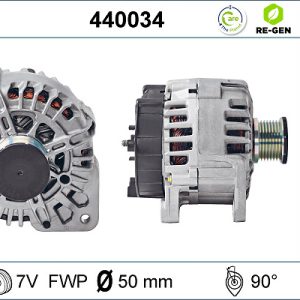 Alternator OPEL MOVANO B platou / sasiu (X62) 2.3 CDTI FWD (EV, HV, UV) diesel 131 cai VALEO 440034