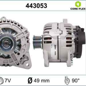Alternator OPEL VIVARO A platou / sasiu (X83) 2.5 DTi diesel 135 cai VALEO 443053