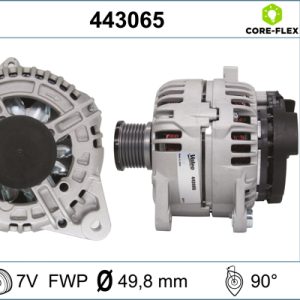 Alternator OPEL VIVARO A bus (X83) 2.5 CDTI (F7, J7, A07) diesel 146 cai VALEO 443065