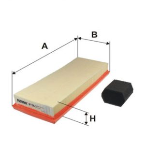 Filtru aer OPEL MOKKA 1.2 (76) benzina 131 cai FILTRON AP 196/2