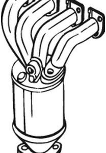 Catalizator OPEL COMBO Tour 1.6 benzina 87 cai BOSAL 099-636