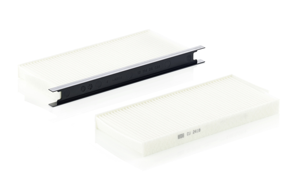 Filtru polen OPEL MOVANO B platou / sasiu (X62) 2.3 CDTI FWD (EV, HV, UV) diesel 146 cai MANN-FILTER CU 2418-2