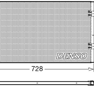 Condensator climatizare OPEL VIVARO A platou / sasiu (X83) 2.5 CDTI diesel 114 cai DENSO DCN20019