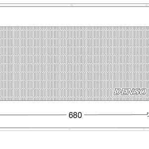 Condensator climatizare OPEL ADAM (M13) 1.0 benzina 90 cai DENSO DCN20023