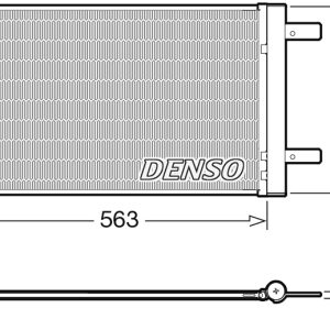 Condensator climatizare OPEL COMBO Autoutilitara/limuzina spatioasa (K9) Combo-e electric 136 cai DENSO DCN21032
