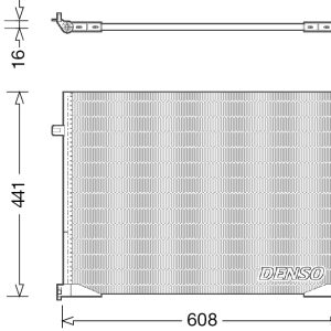 Condensator climatizare OPEL VIVARO A bus (X83) 1.9 DTI (F7, J7, A07) diesel 101 cai DENSO DCN23035