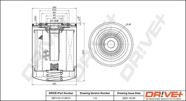 Filtru ulei OPEL MOVANO A caroserie (X70) 2.5 D (FD) diesel 80 cai DRIVE DP1110.11.0013